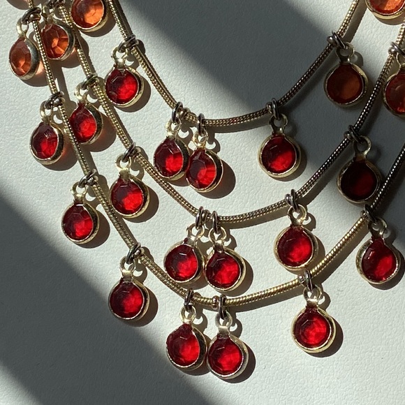 Anne Klein Jewelry - Ombre Ruby red Anne Klein necklace